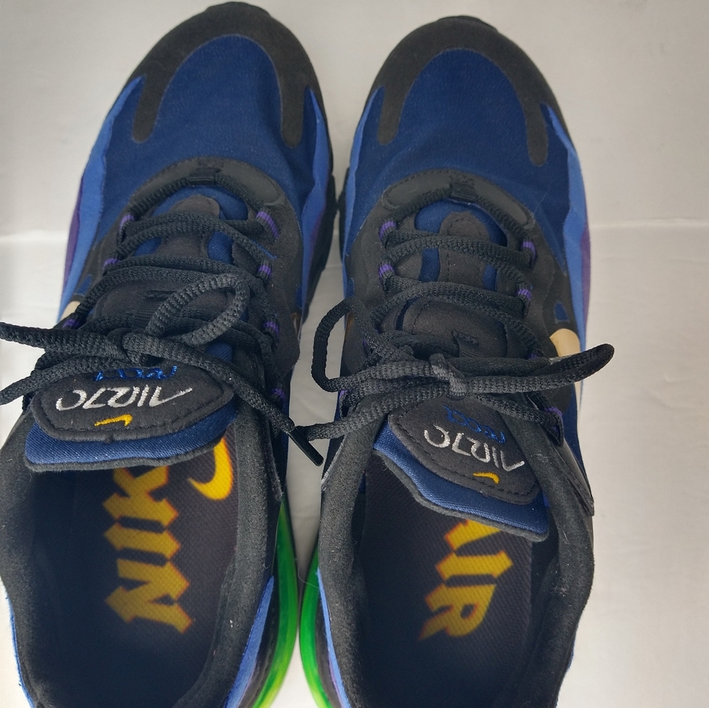 Nike Air Max 270 React “Heavy Metal” Youth Size 7.5 Running Basketball Sneakers - Picture 7 of 10